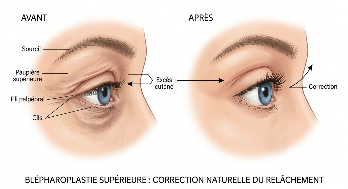 blépharoplastie (plastie des paupières)